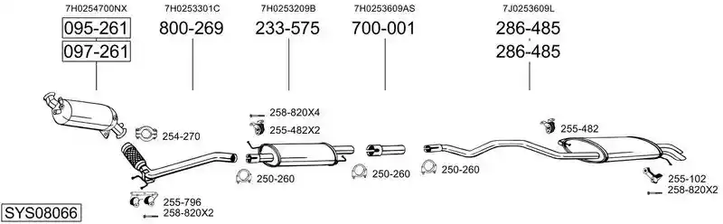 BOSAL SYS08066
