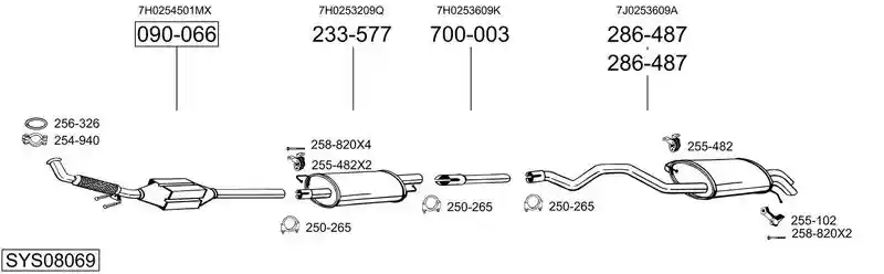 BOSAL SYS08069