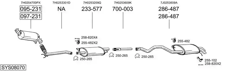 BOSAL SYS08070