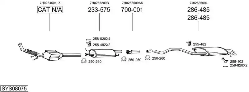 BOSAL SYS08075