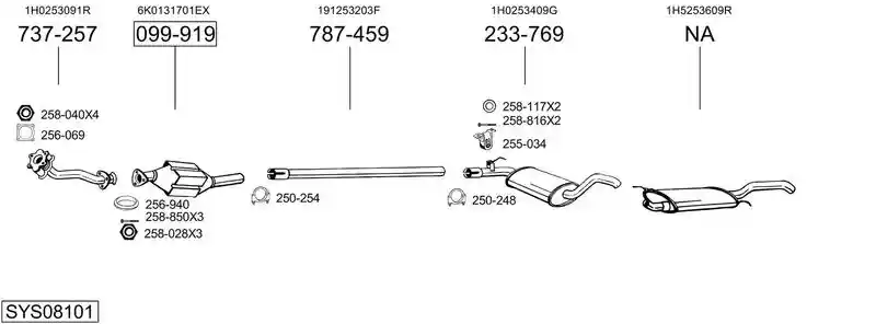 BOSAL SYS08101