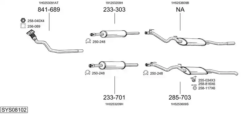 BOSAL SYS08102