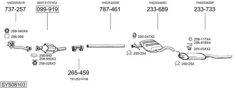 BOSAL SYS08103