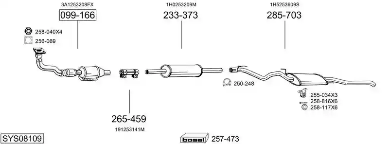 BOSAL SYS08109
