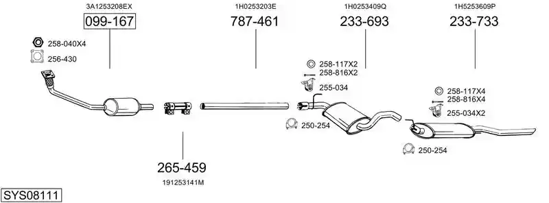 BOSAL SYS08111