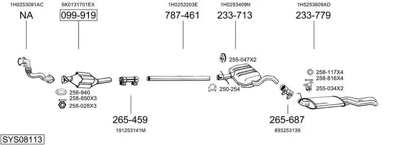 BOSAL SYS08113