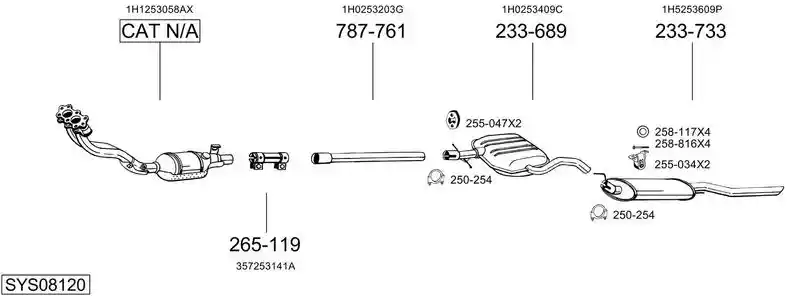 BOSAL SYS08120