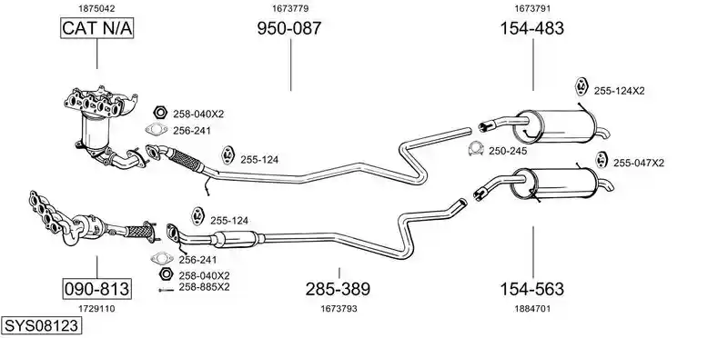 BOSAL SYS08123