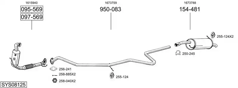 BOSAL SYS08125
