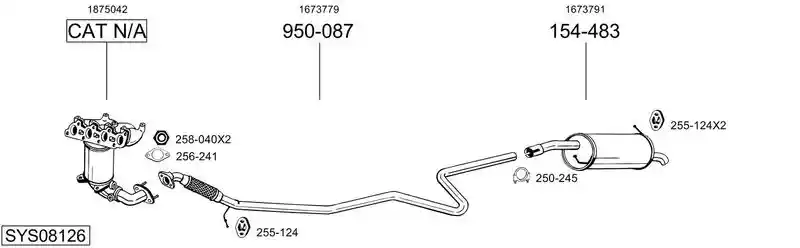 BOSAL SYS08126