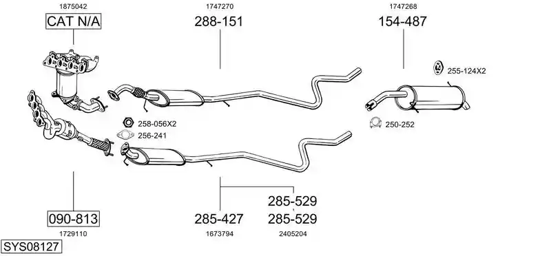 BOSAL SYS08127