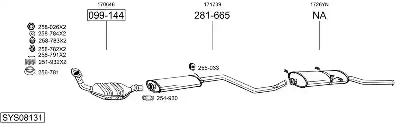 BOSAL SYS08131