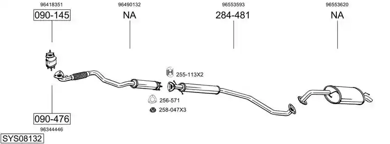 BOSAL SYS08132