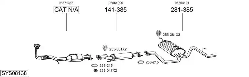 BOSAL SYS08138