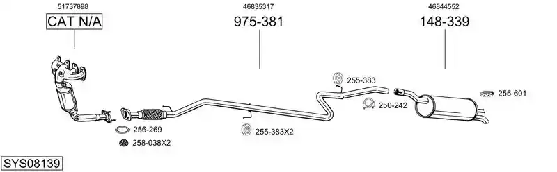 BOSAL SYS08139