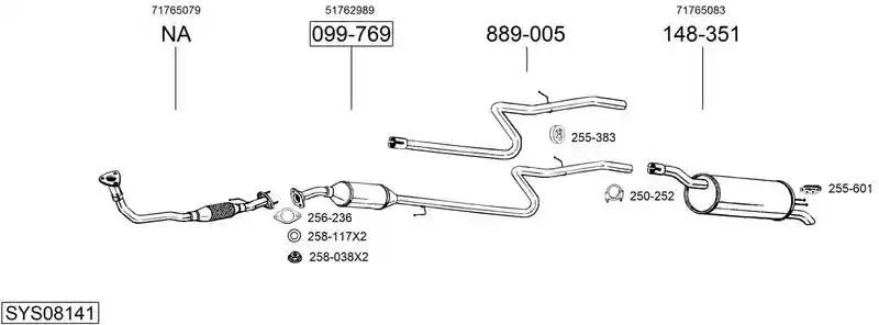 BOSAL SYS08141