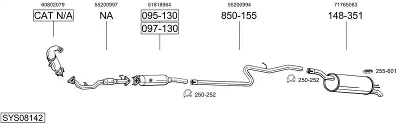 BOSAL SYS08142