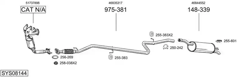 BOSAL SYS08144