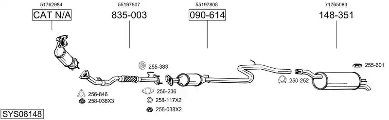 BOSAL SYS08148