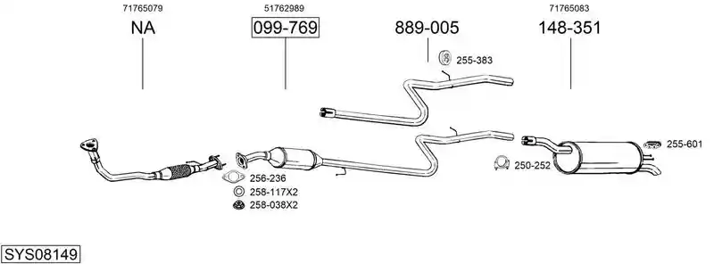 BOSAL SYS08149