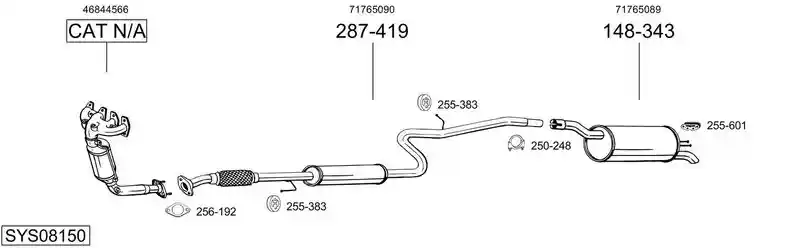 BOSAL SYS08150