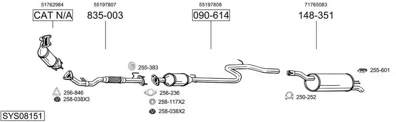 BOSAL SYS08151