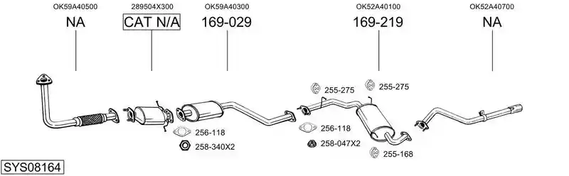 BOSAL SYS08164