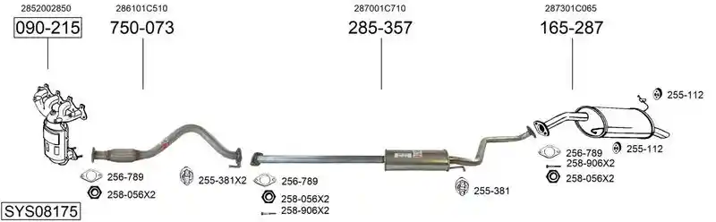 BOSAL SYS08175