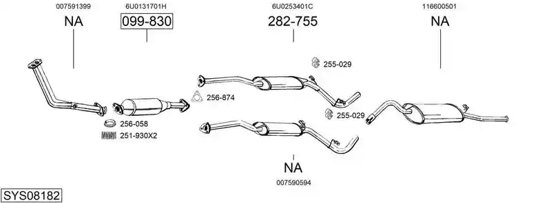 BOSAL SYS08182