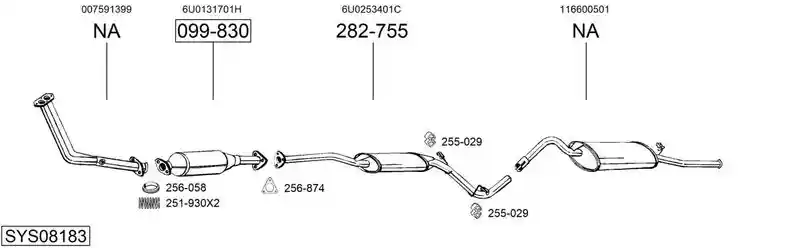 BOSAL SYS08183