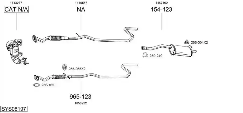 BOSAL SYS08197