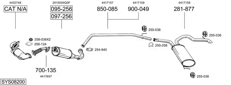 BOSAL SYS08200