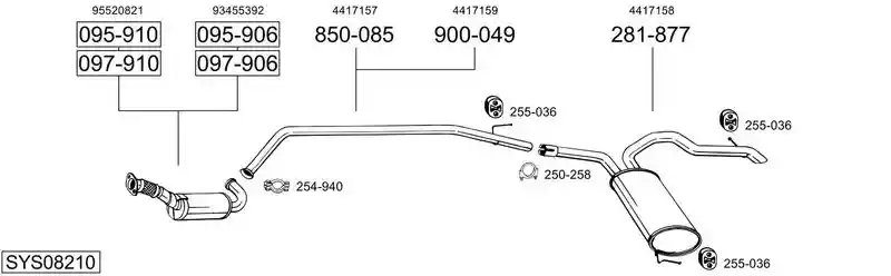BOSAL SYS08210