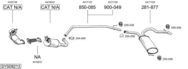 BOSAL SYS08213