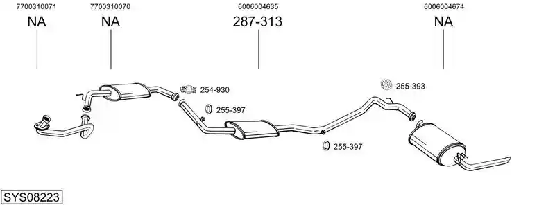 BOSAL SYS08223
