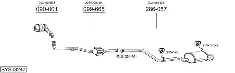 BOSAL SYS08247