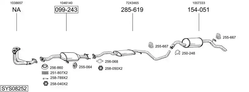 BOSAL SYS08252