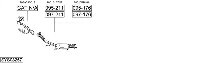 BOSAL SYS08257