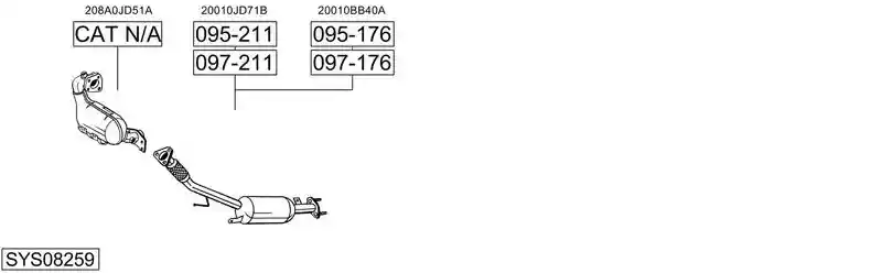 BOSAL SYS08259