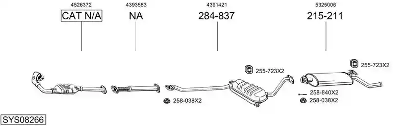BOSAL SYS08266