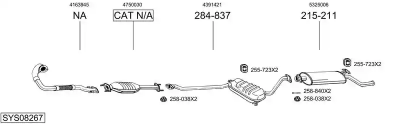 BOSAL SYS08267