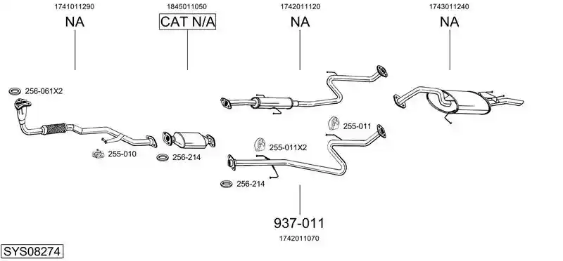 BOSAL SYS08274