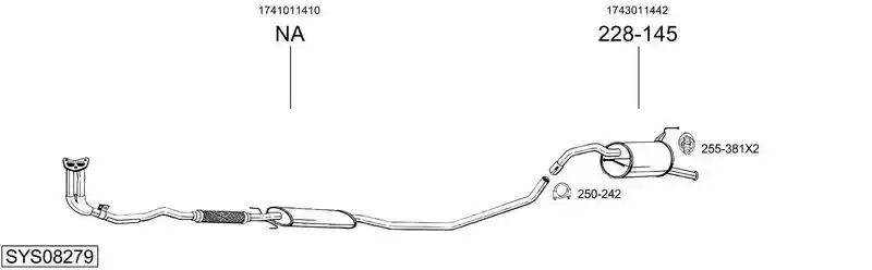 BOSAL SYS08279
