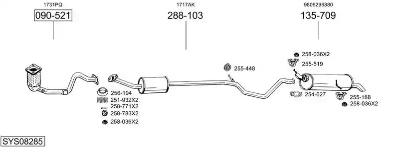 BOSAL SYS08285