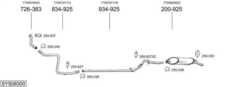 BOSAL SYS08300