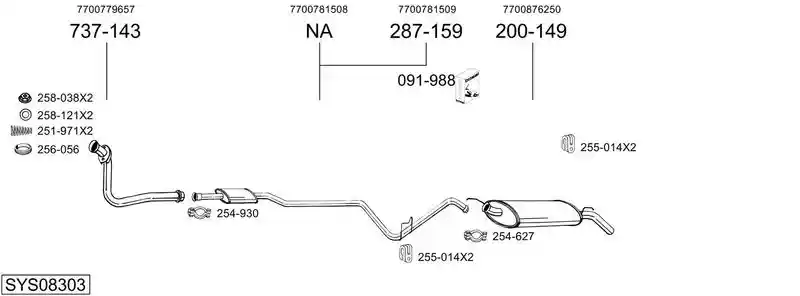 BOSAL SYS08303
