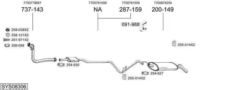 BOSAL SYS08306