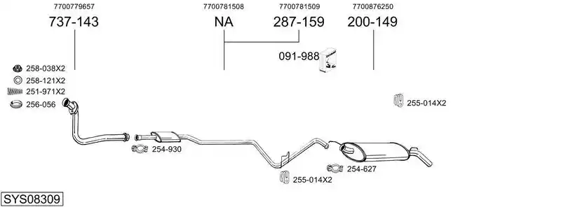BOSAL SYS08309