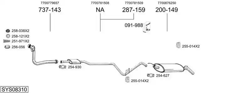 BOSAL SYS08310