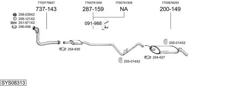 BOSAL SYS08313